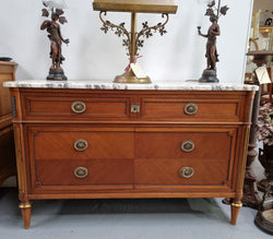Louis XVI Style Mahogany Marble Top Cupboard | Antique & Vintage | Moonee Ponds Antiques | Australia Wide Delivery