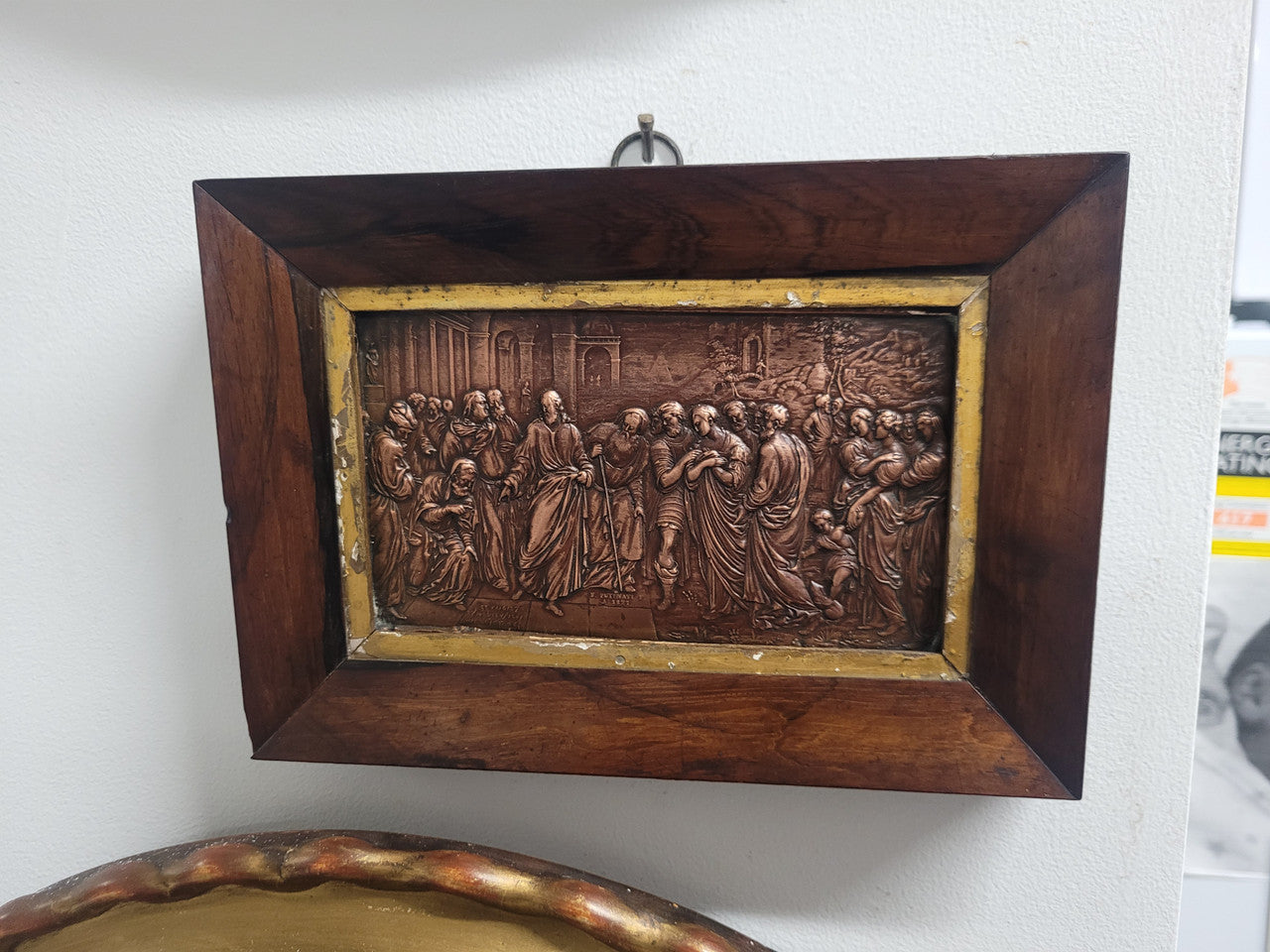 Signed Georgian Copper Panel Plaque In Original Frame Circa 1827 | Antique & Vintage | Moonee Ponds Antiques | Australia Wide