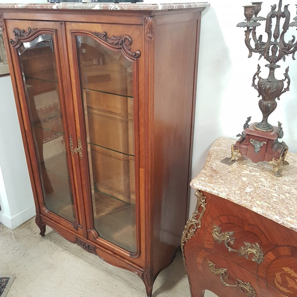 French Louis XV Bookcase | Antique & Vintage | Moonee Ponds Antiques | Australia Wide Delivery