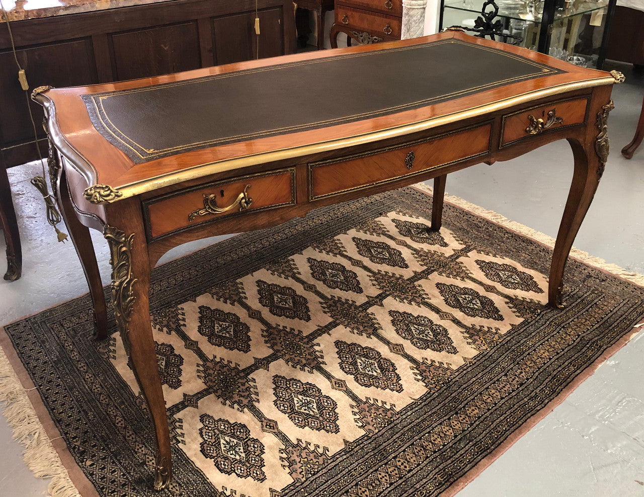 French Style Bureau Plat Desk | Antique & Vintage | Moonee Ponds Antiques | Australia Wide Delivery