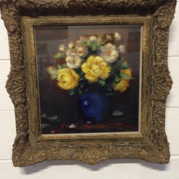 Victorian Oil On Board