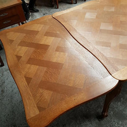 French Louis XV Parquetry Style Dining Table | Antique & Vintage | Moonee Ponds Antiques | Australia Wide Delivery