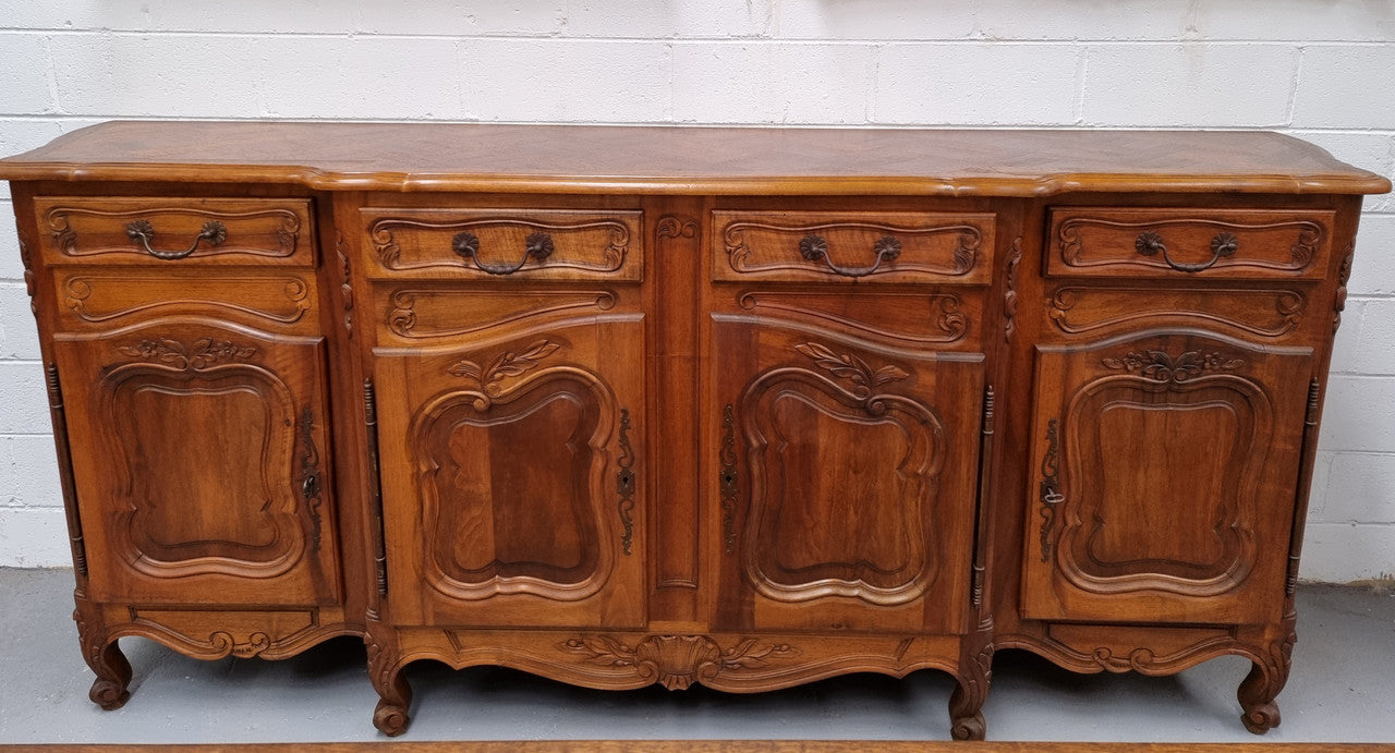 Walnut Louis XV Style Four Door Sideboard | Antique & Vintage | Moonee Ponds Antiques | Australia Wide Delivery