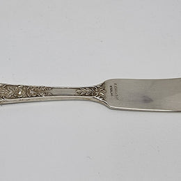 Very decorative American Kirk and Sons sterling silver butter knife in good original condition.