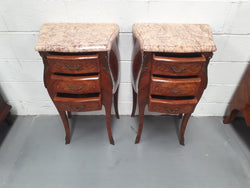 Pair Of French Louis XV Style Miniature Commode Bedsides | Antique & Vintage | Moonee Ponds Antiques | Australia Wide Delivery