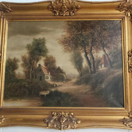 Oil On Canvas Painting