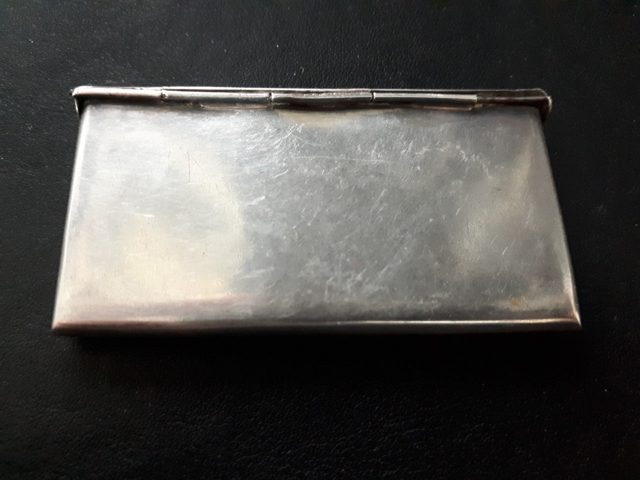 Antique Sterling Silver Envelope Stamp Case