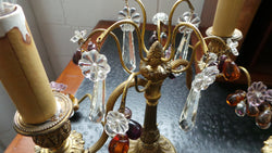 Pair of French Bronze Gilt Girandole Candelabras | Antique & Vintage | Moonee Ponds Antiques | Australia Wide Delivery