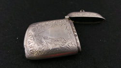 Sterling Silver Vesta Case | Antique & Vintage | Moonee Ponds Antiques | Australia Wide Delivery
