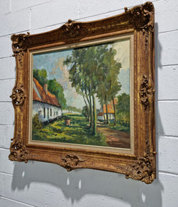 Stunning Framed Impressionist Oil on Canvas Painting | Antique & Vintage | Moonee Ponds Antiques | Australia Wide Delivery