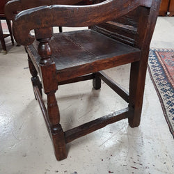 Late 17th Century Oak Wainscot Chair | Antique & Vintage | Moonee Ponds Antiques | Australia Wide Delivery