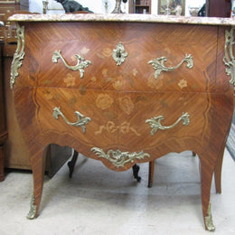 French Marquetry Inlaid Commode