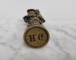 19th Century Bronze Seal Depicting 'AJAX' | Antique & Vintage | Moonee Ponds Antiques | Australia Wide Delivery