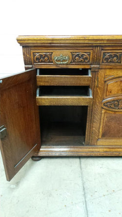 Edwardian Oak And Pollard Oak Sideboard | Antique & Vintage | Moonee Ponds Antiques | Australia Wide Delivery