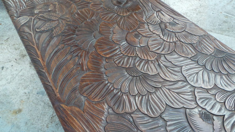 Japanese Hand Carved Coffee Table