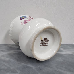 Decorative Coalport floral bone china vase. It is in good original condition, please view photos as they help form part of the description.