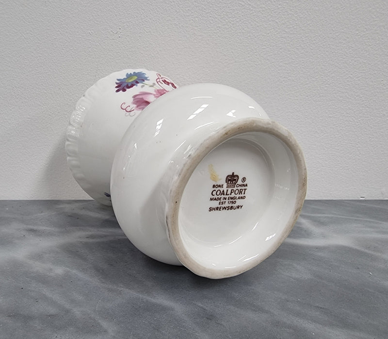 Decorative Coalport floral bone china vase. It is in good original condition, please view photos as they help form part of the description.