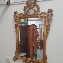French 19th Century Gilt Wall Mirror