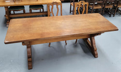French Oak Farmhouse Table With Extensions | Antique & Vintage | Moonee Ponds Antiques | Australia Wide Delivery