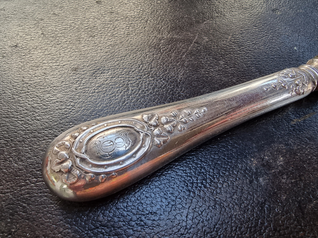 Antique Continental Silver Sifting Spoon | Antique & Vintage | Moonee Ponds Antiques | Australia Wide Delivery