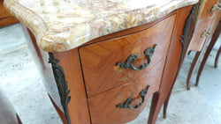 A Lovely Pair Of Petite Inlaid Bedside Cabinets | Antique & Vintage | Moonee Ponds Antiques | Australia Wide Delivery