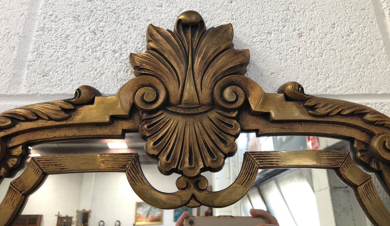 Ornate French Style Gilt Mirror Beveled Edge Glass | Antique & Vintage | Moonee Ponds Antiques | Australia Wide Delivery