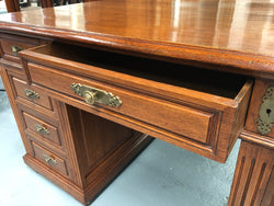 Fabulous French Antique Partners Desk | Antique & Vintage | Moonee Ponds Antiques | Australia Wide Delivery