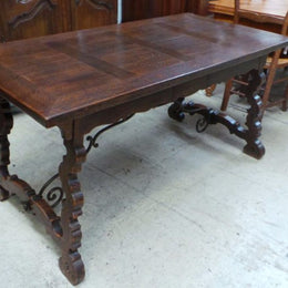 French Oak Spanish Style Desk