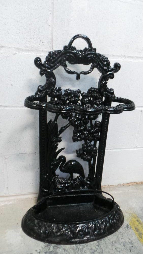 French Cast Iron Hall Stand-1