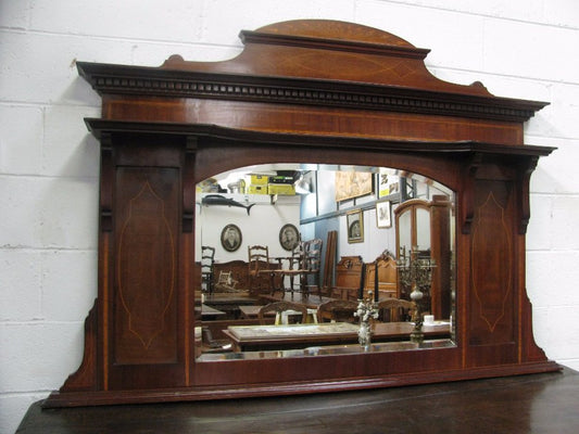 Edwardian Over Mantle Mirror