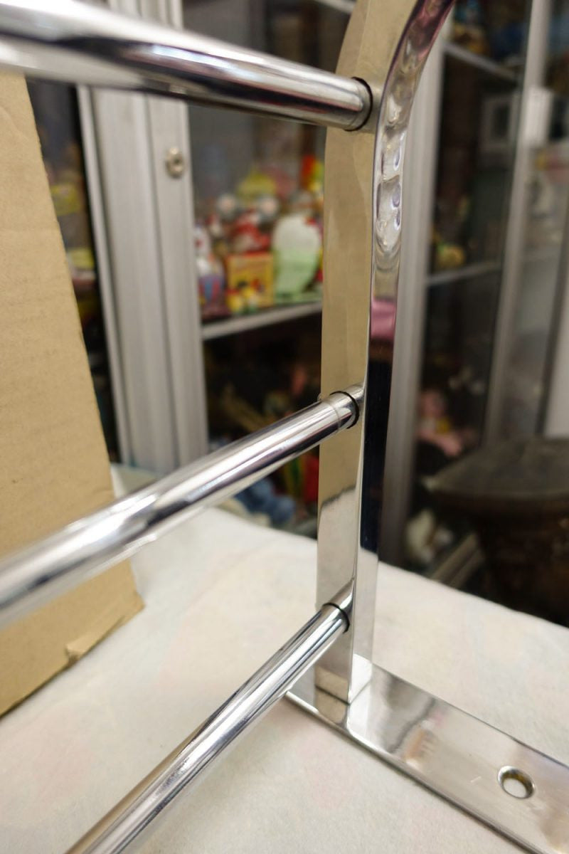 Art Deco Chrome Hanging Rack | Antique & Vintage | Moonee Ponds Antiques | Australia Wide Delivery