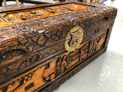 Vintage Camphor Wood Chest Of Small Proportions | Antique & Vintage | Moonee Ponds Antiques | Australia Wide Delivery
