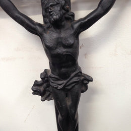 Antique French Cast Iron Cross