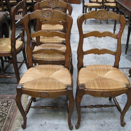 French Provincial Dining Chairs Set 6
