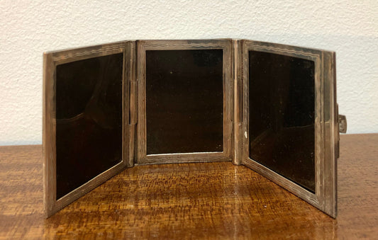 Antique Sterling Silver Folding Picture Frames