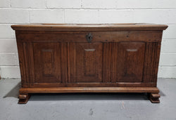 Rustic Early 19th Century French Oak Trunk | Antique & Vintage | Moonee Ponds Antiques | Australia Wide Delivery