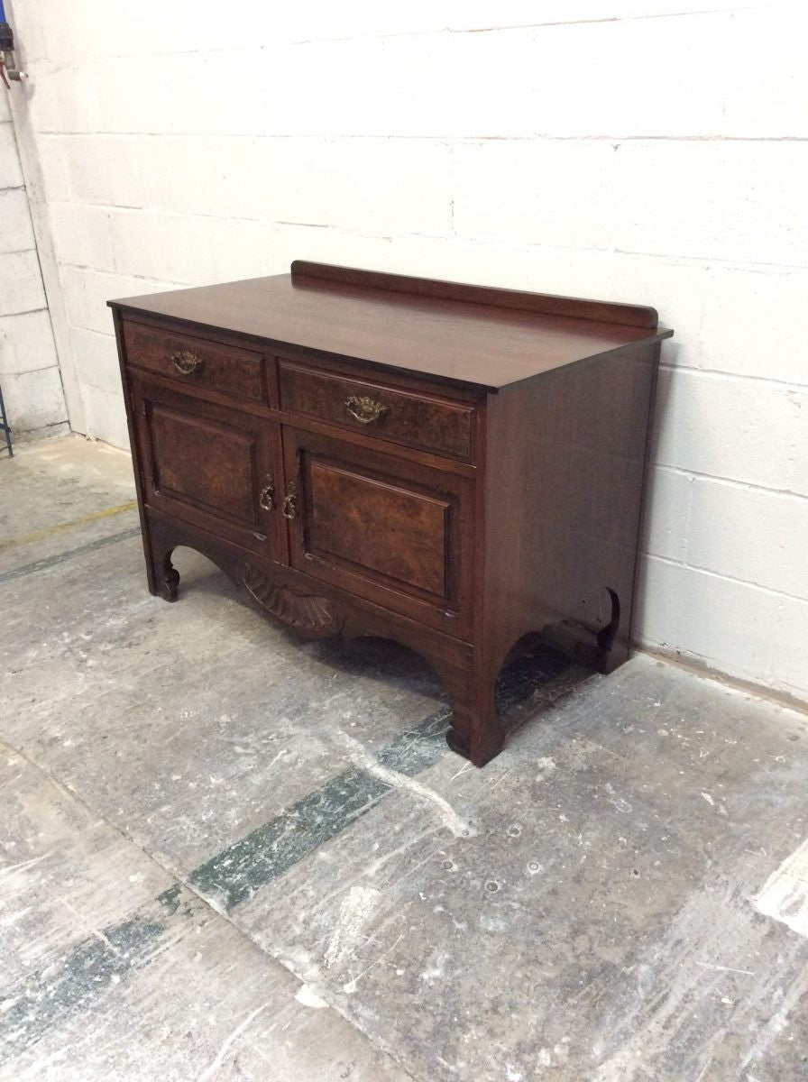 Edwardian Walnut And Burr Walnut TV Cabinet | Antique & Vintage | Moonee Ponds Antiques | Australia Wide Delivery