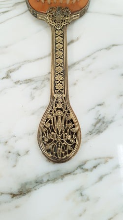 Vintage Embroidered Hair Brush | Antique & Vintage | Moonee Ponds Antiques | Australia Wide Delivery