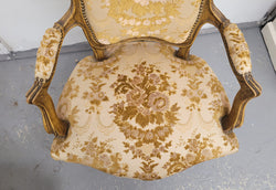 Superb Pair of 19th Century French Walnut Upholstered Arm Chairs | Antique & Vintage | Moonee Ponds Antiques | Australia Wide Delivery