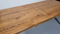 Bespoke Antique Style Reclaimed American Oak Table | Antique & Vintage | Moonee Ponds Antiques | Australia Wide Delivery