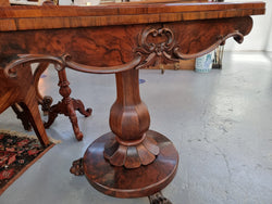 Fabulous Early Victorian Swivel Card Table | Antique & Vintage | Moonee Ponds Antiques | Australia Wide Delivery