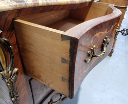 Stunning French Inlaid Three Drawer Commode | Antique & Vintage | Moonee Ponds Antiques | Australia Wide Delivery