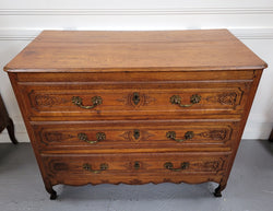 French Louis 15th Style Three Drawer Chest Featuring Carved Drawers | Antique & Vintage | Moonee Ponds Antiques | Australia Wide Delivery