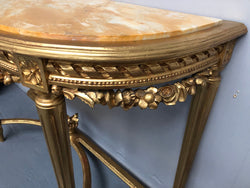 French Antique Early 19th Century Gilt & Marble Top Console Table | Antique & Vintage | Moonee Ponds Antiques | Australia Wide Delivery