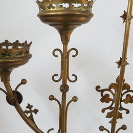 Antique Church Candle Holder