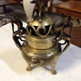 Antique Bronze Chinese Incense Burner
