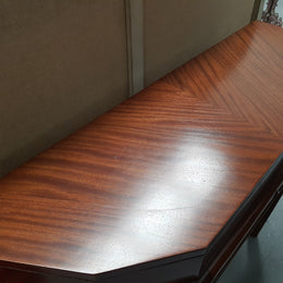 Walnut Art Deco Side Table