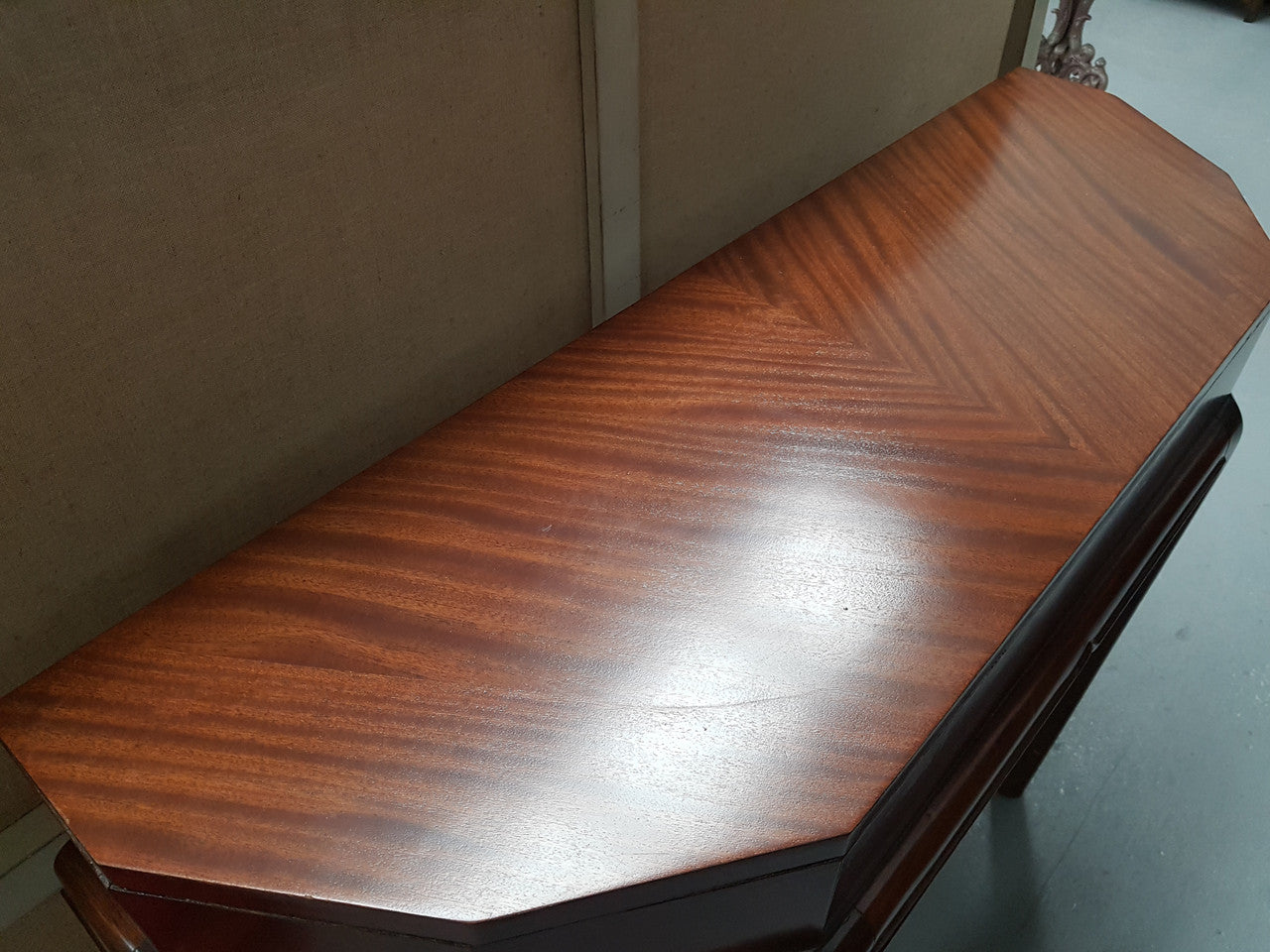 Walnut Art Deco Side Table | Antique & Vintage | Moonee Ponds Antiques | Australia Wide Delivery