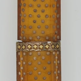 Gorgeous Antique French Bakelite needle case in great original condition.
