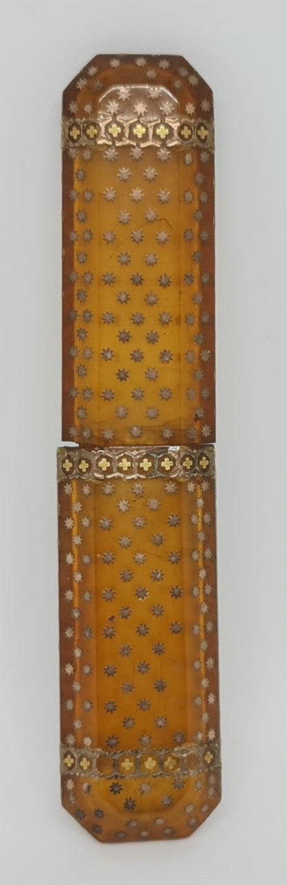 Antique French Bakelite Needle Case
